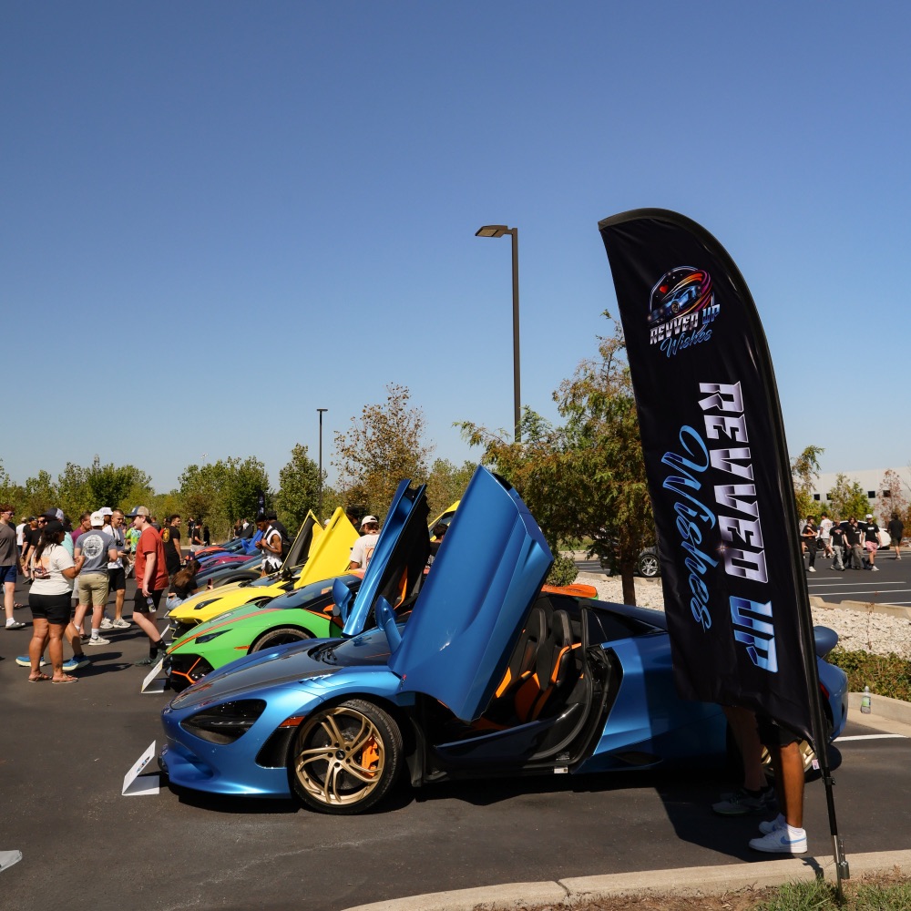 Revved Up Wishes car show lineup