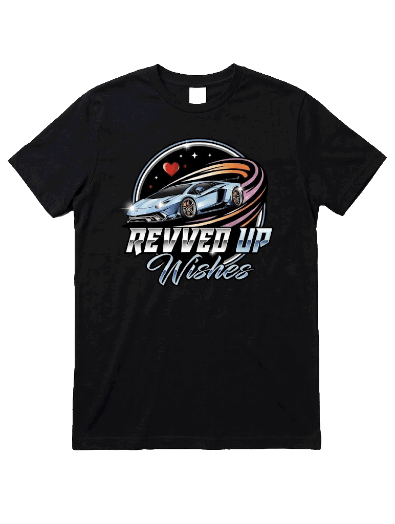 Revved Up logo tee